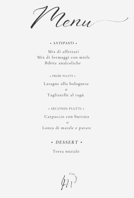 Cibo matrimonio serale - 2