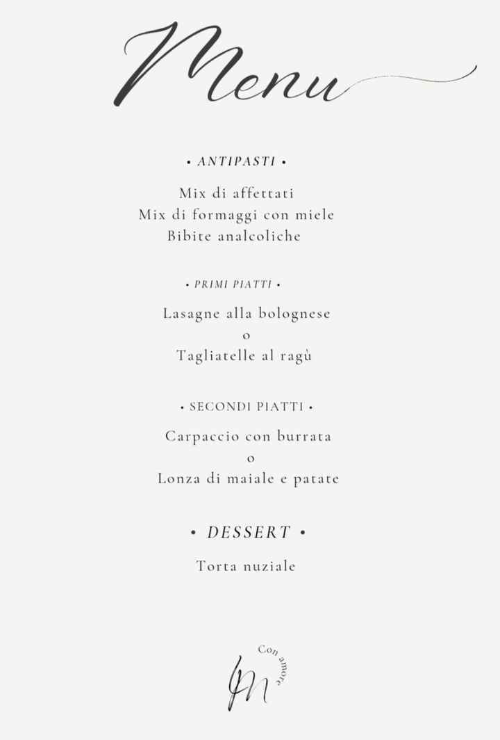 Cibo matrimonio serale - 2