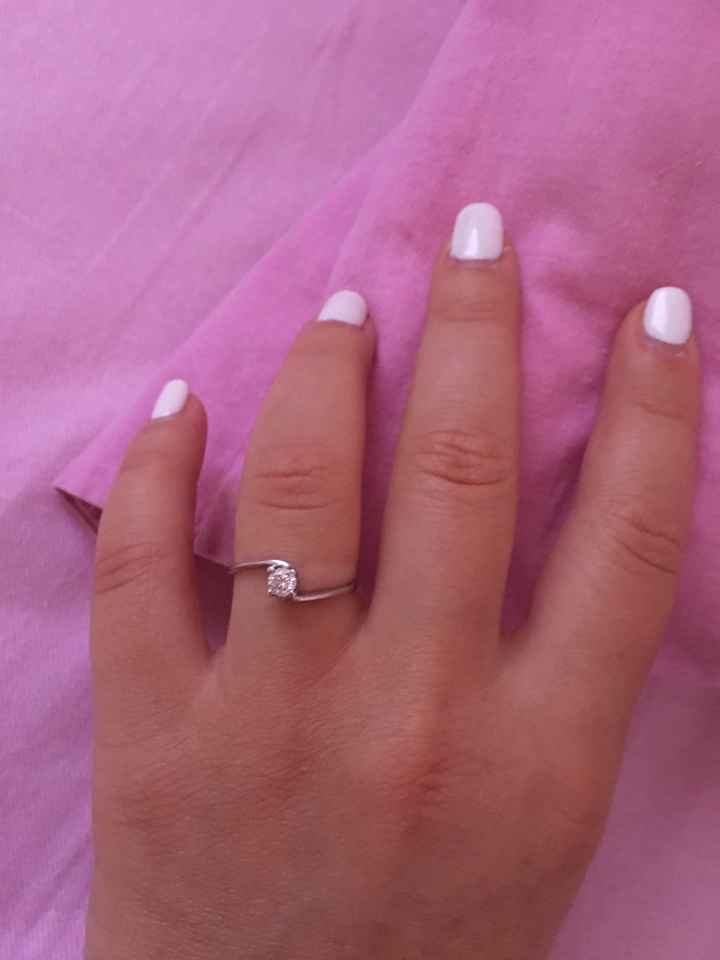  Ragazze 😍 Anello di fidanzamento  - 1