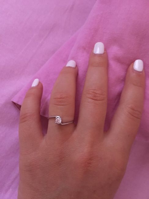  Ragazze 😍 Anello di fidanzamento  - 1
