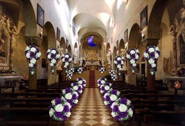 Addobbi Viola e Bianco