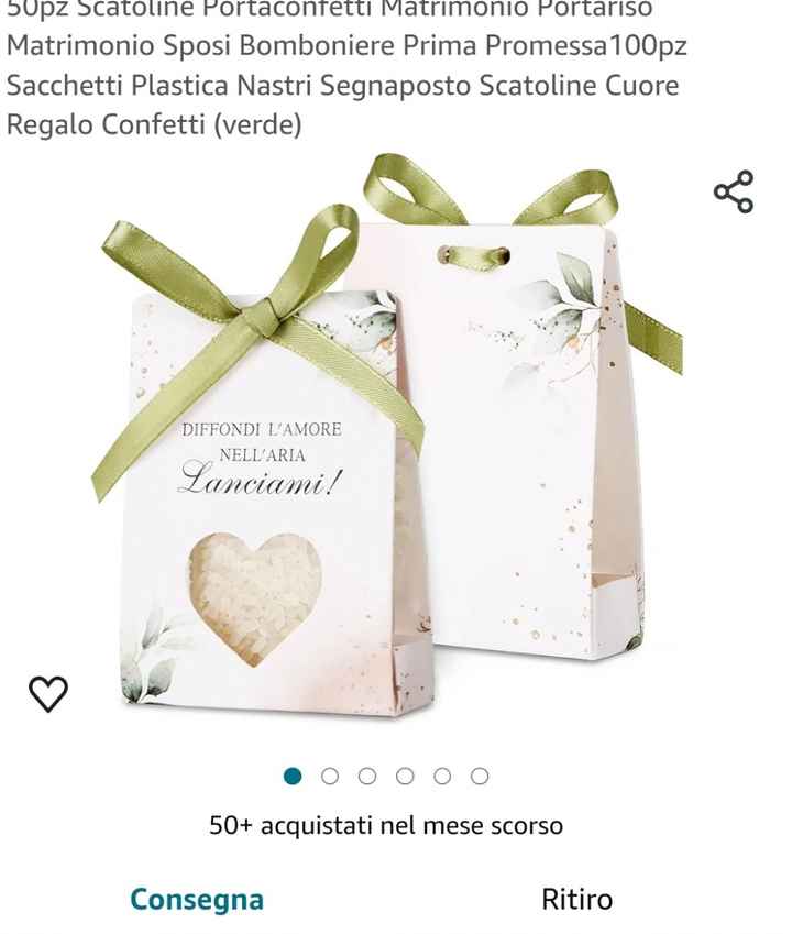 Coni riso o sacchetti semplici in organza per il lancio del riso? - 1