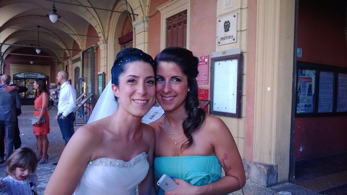 mia sorella gemella nel suo matrimonio 