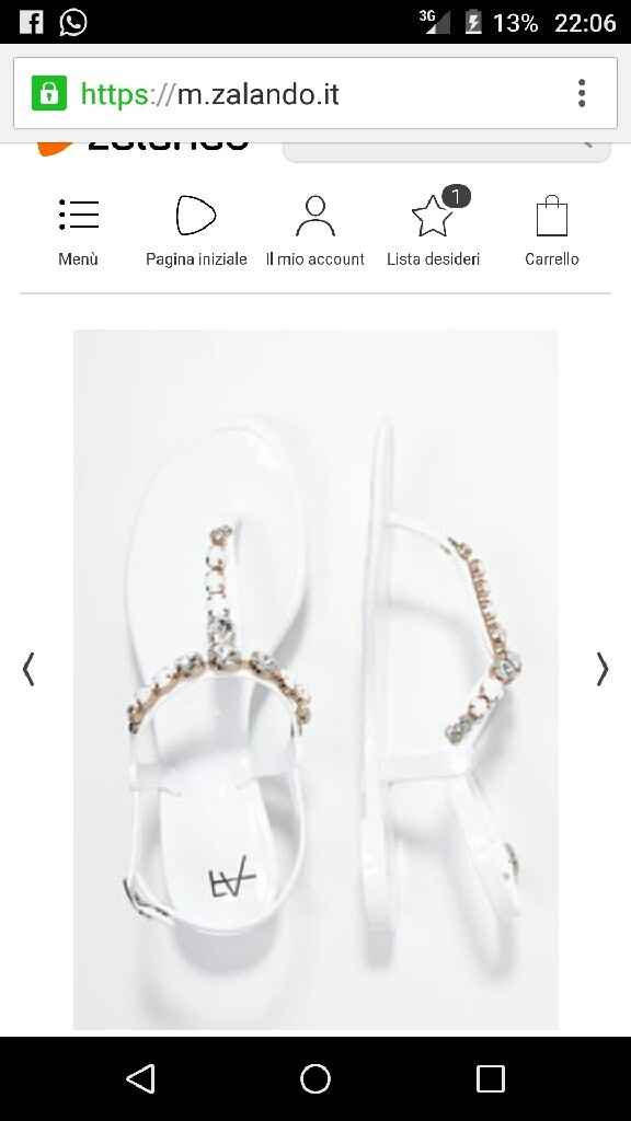 Ciabattine sposa  - 1