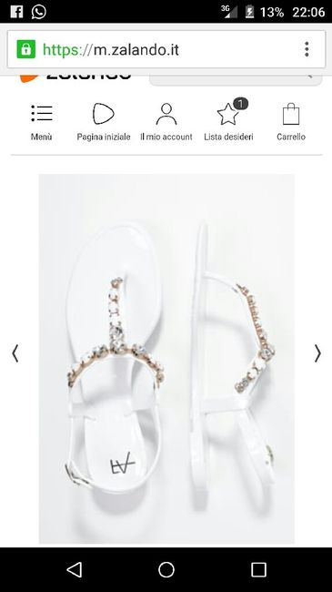 Ciabattine sposa  - 1