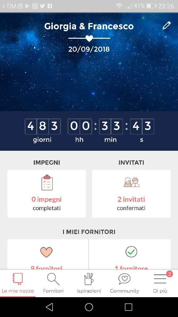 Condividete la data delle vostre nozze - 1