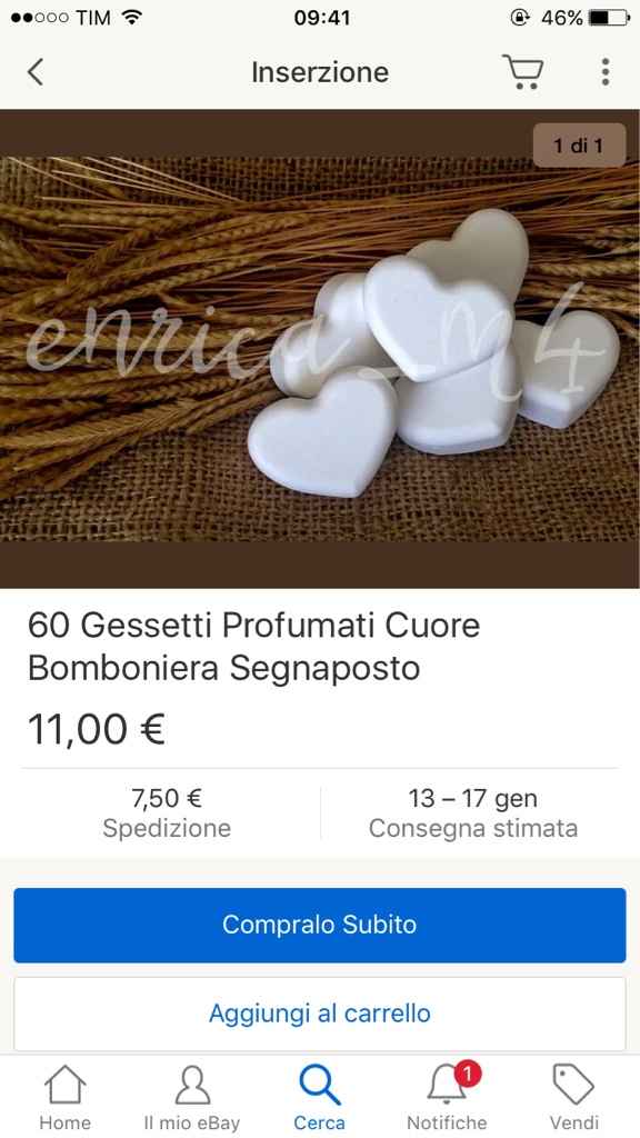Cuoricini segnaposto - 2