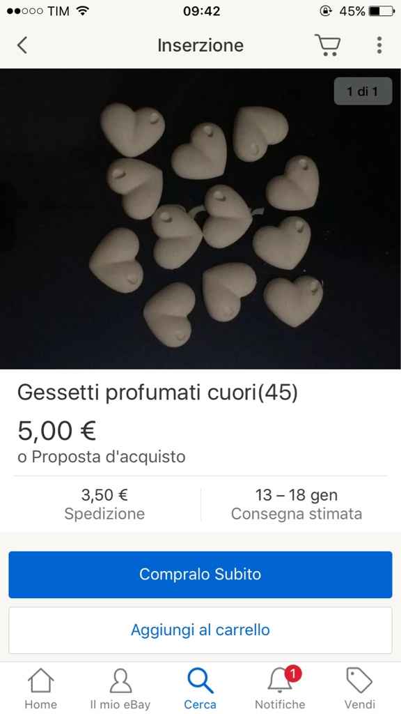 Cuoricini segnaposto - 3