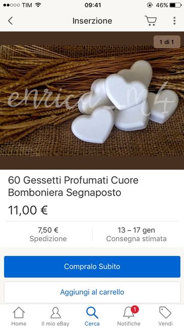 Cuoricini segnaposto - 2