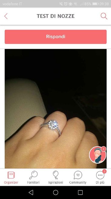 E ora mostraci una foto del tuo anello di fidanzamento! 16