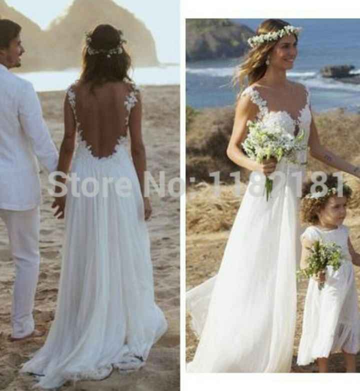 Abito da sposa adatto a cerimonia in spiaggia - 3