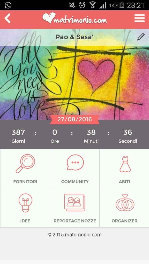 Countdown matrimonio.com - 1