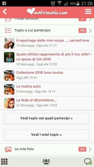 Non trovo un topic creato - 1