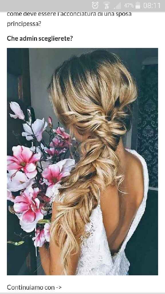 Venerdì prossimo prova acconciatura. qualche idea? - 1