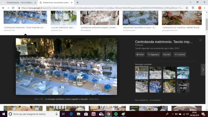 Allestimento ortensie