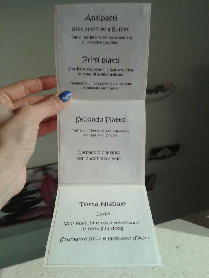 Menu' nella sua forma.. - 1