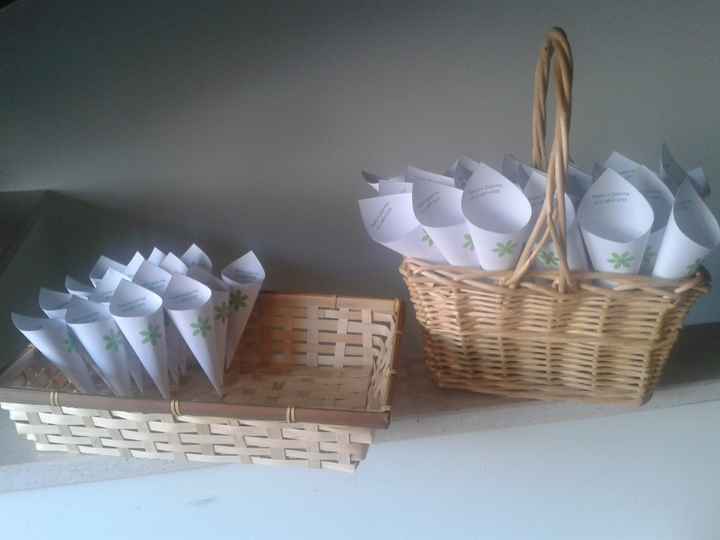 Cesti x coni confetto e riso - 1