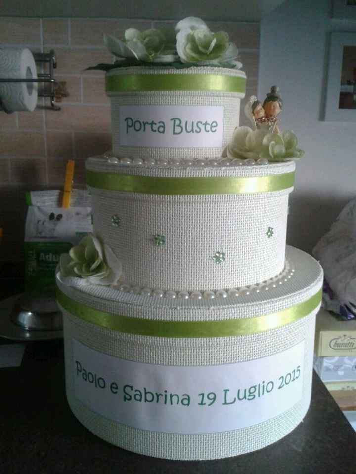 Torta porta buste - 1