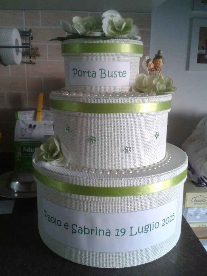 Torta porta buste - 1