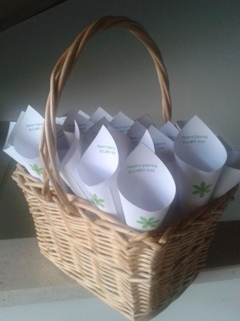Cesti x coni confetto e riso - 2
