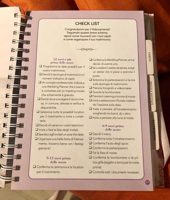 Organizer matrimonio - 2
