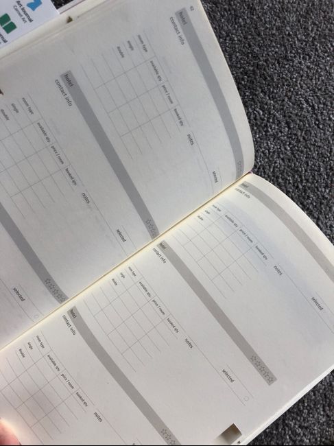 Agenda matrimonio - 6