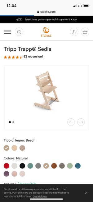 Seggiolone o sedia crescita 2