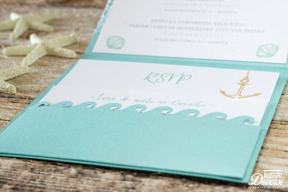 Idee inviti tema mare 12