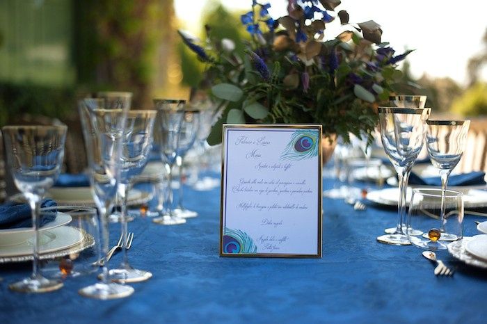 Matrimonio tema pavone 9