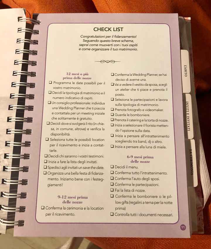 Organizer matrimonio - 2