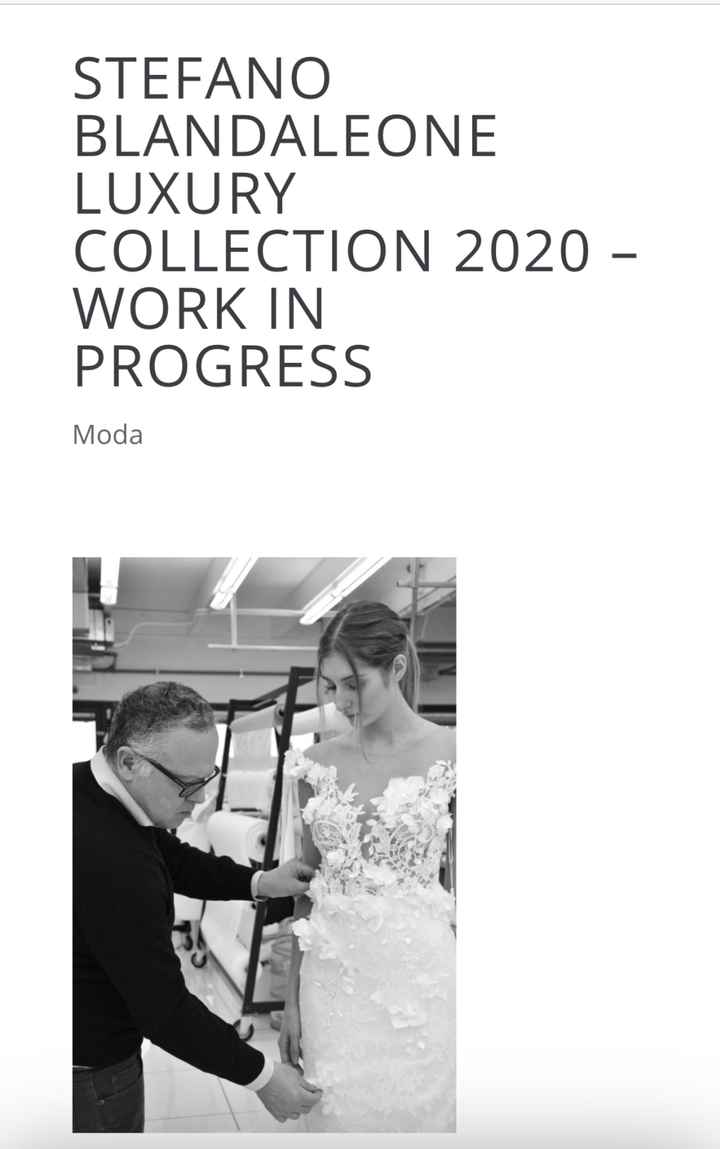 Spose 2020 a me: Bridal Week milanese - 2