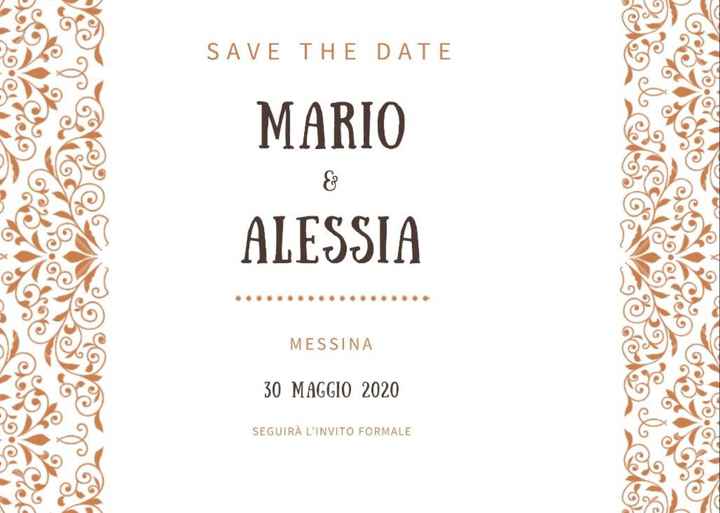 Save the date - annuncio matrimonio - 2