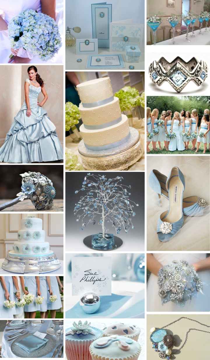 Matrimonio azzurro o blu 💦🦋🧩🥣💧💙🔷 - 6