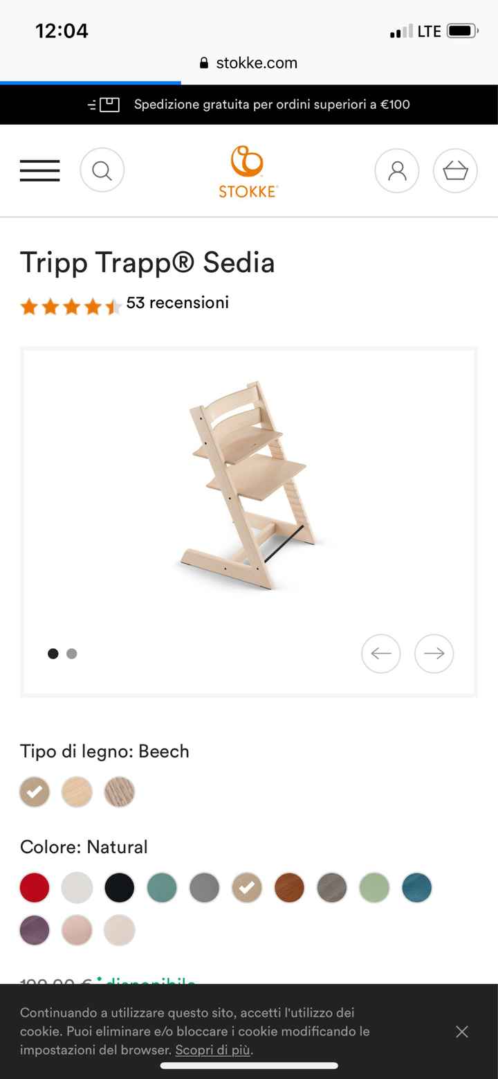 Seggiolone o sedia crescita - 1