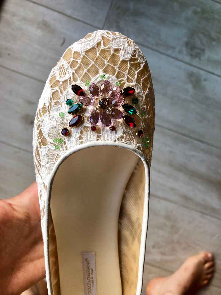 Scarpe sposa senza tacco - 1