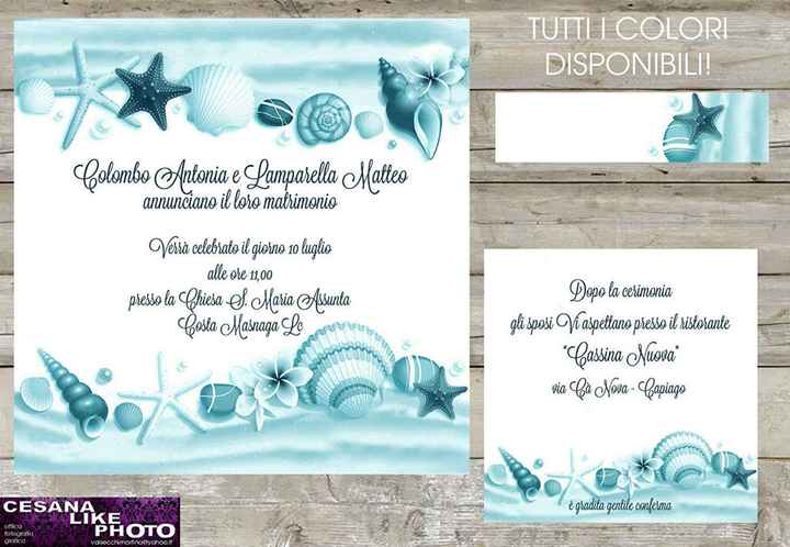 Idee inviti tema mare - 7