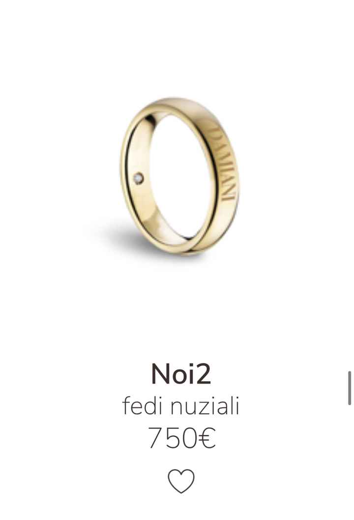 Fedi sottili oro bianco - 1
