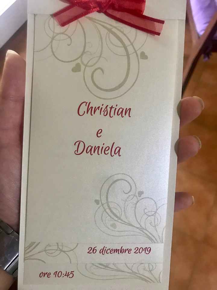 Partecipazioni da spedire - 1