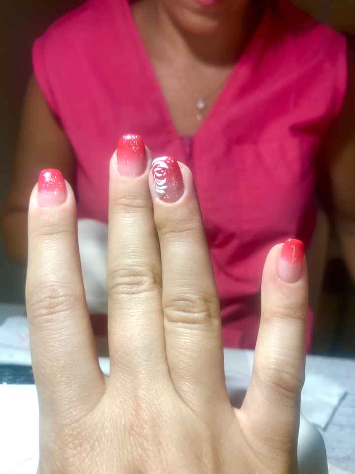 Unghie per matrimonio natalizio - 2