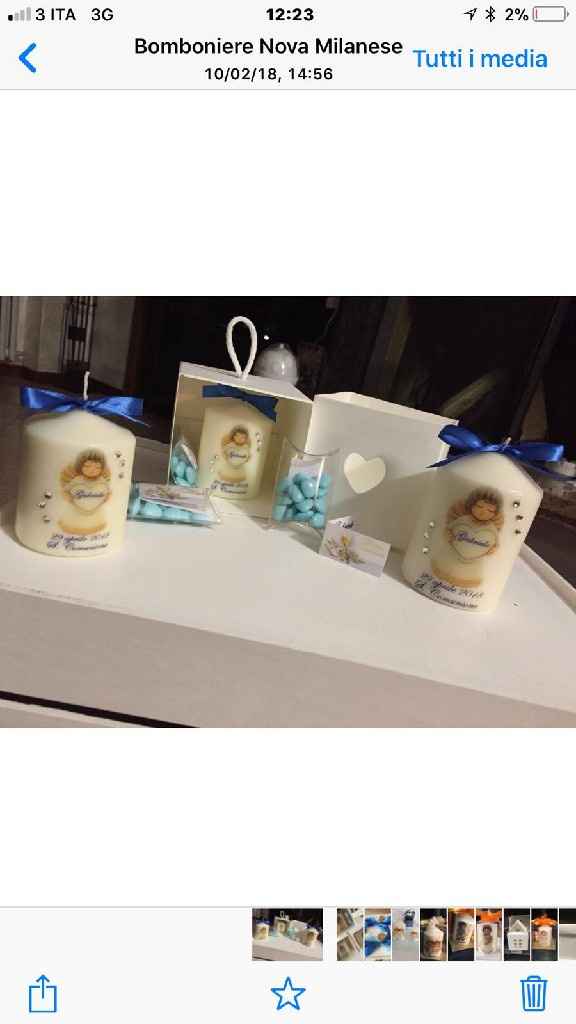 Sondaggio: costo bomboniere cadauna - 3