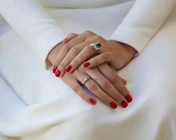 Unghie sposa rosse (mani e piedi) - 1