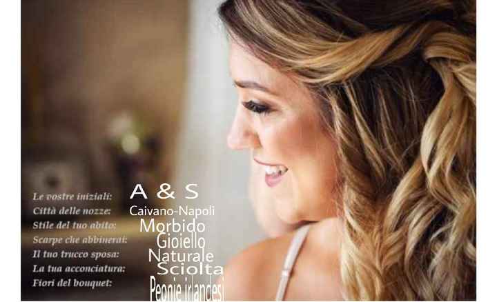 Condividi il tuo identikit sposa - 1