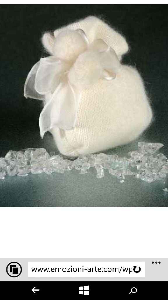 Sacchetti confetti "invernali" - 2