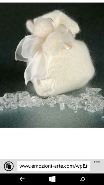 Sacchetti confetti "invernali" - 2