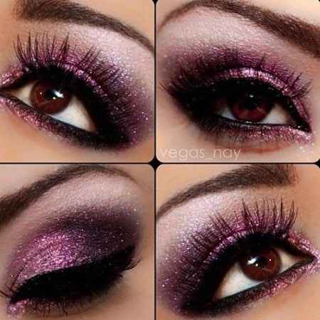 trucco viola-lilla