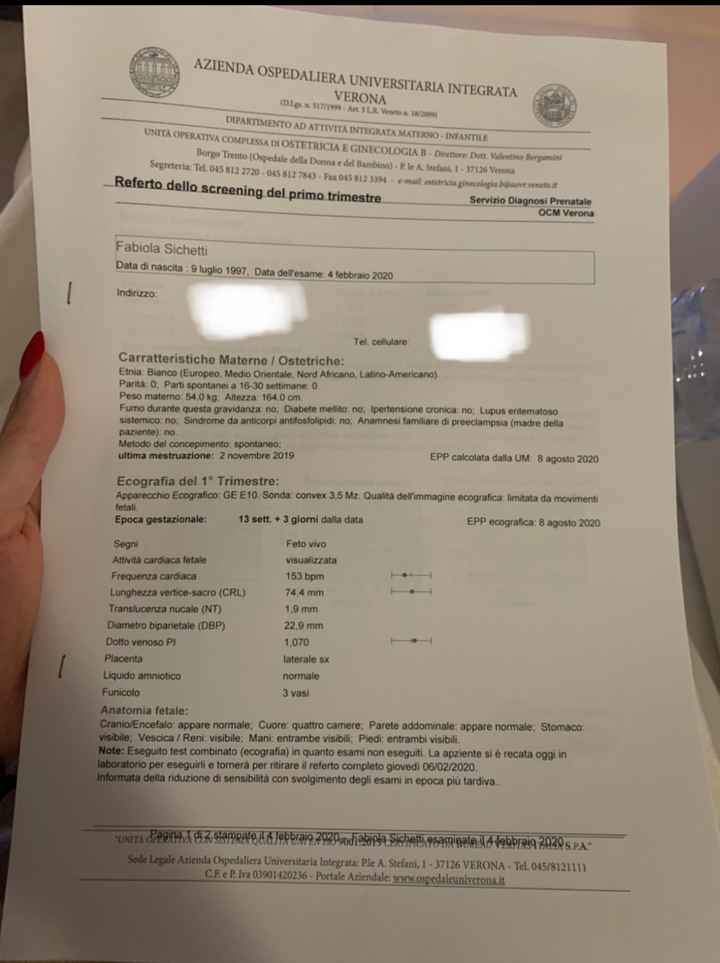 Translucenza nucale e data di nascita sbagliata !!! - 1