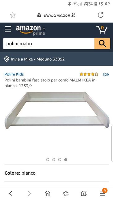 Cassettiera fasciatoio ikea malm 4