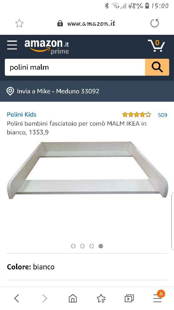 Cassettiera fasciatoio ikea malm - 1