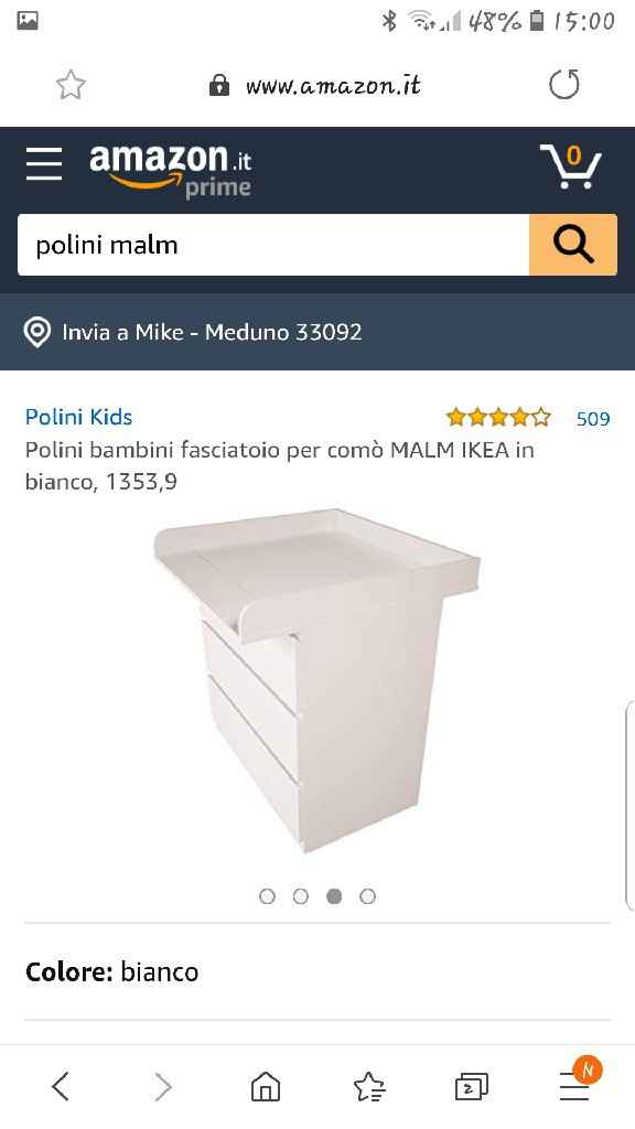 Cassettiera fasciatoio ikea malm - 2
