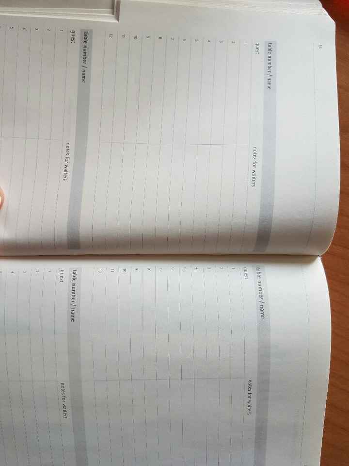 Agenda matrimonio - 1